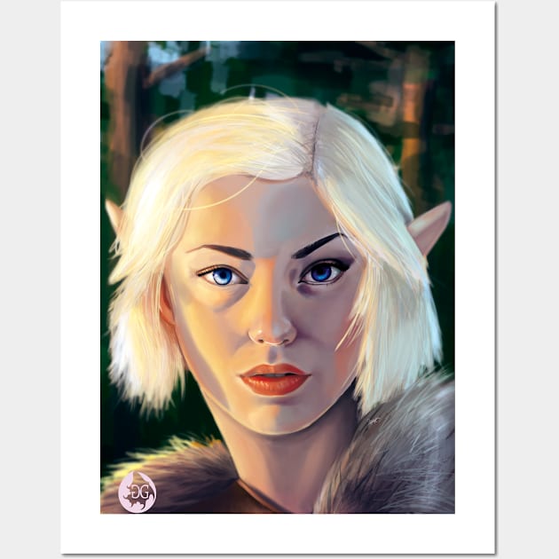 Barbarian Elf at Dawn Wall Art by GeorgiaGoddard